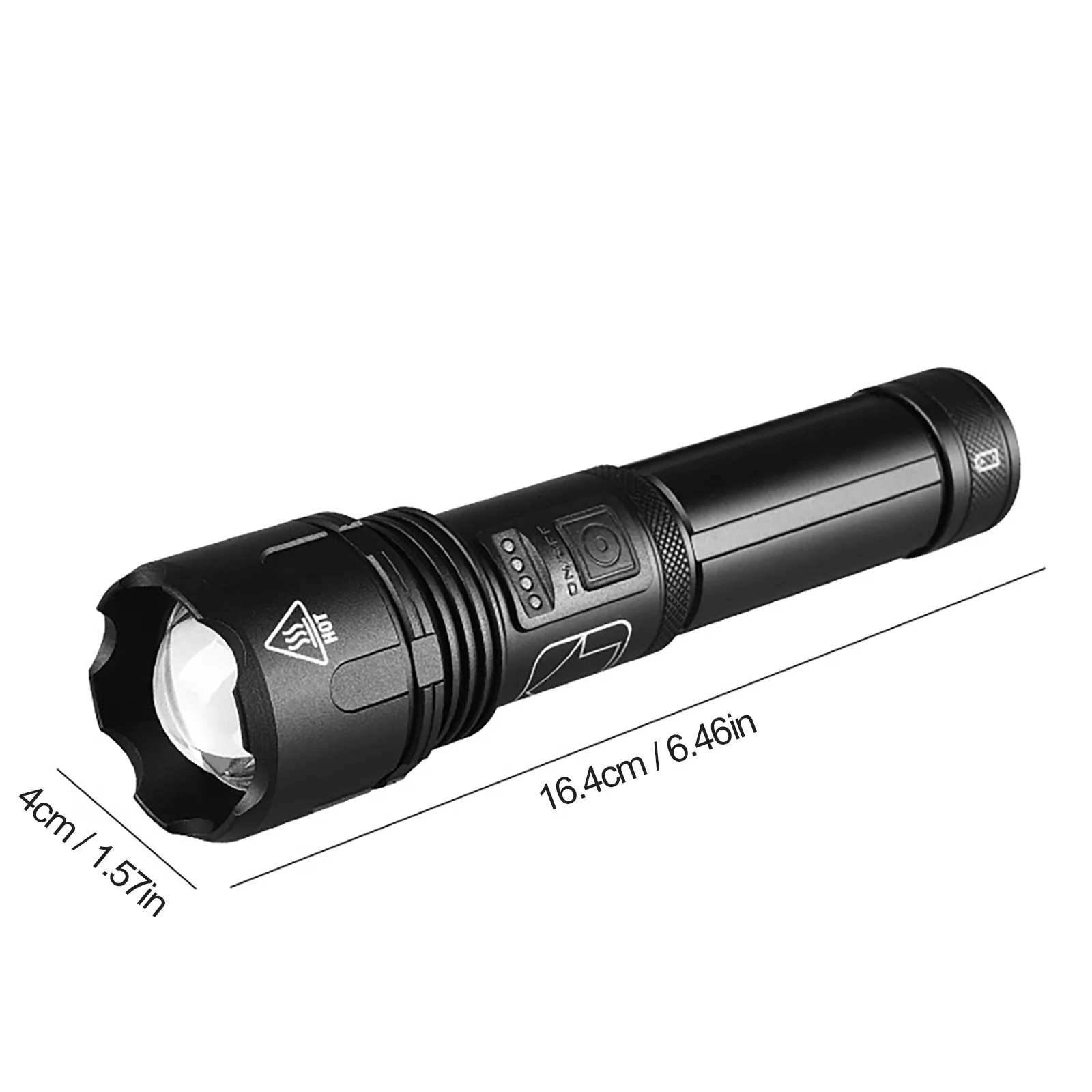 Super Powerful Led Flashlight Xhp50 Tactical Torch Usb Rechargeable Waterproof Lamp Ultra Bright Lantern For Outdoor Camping images - 6