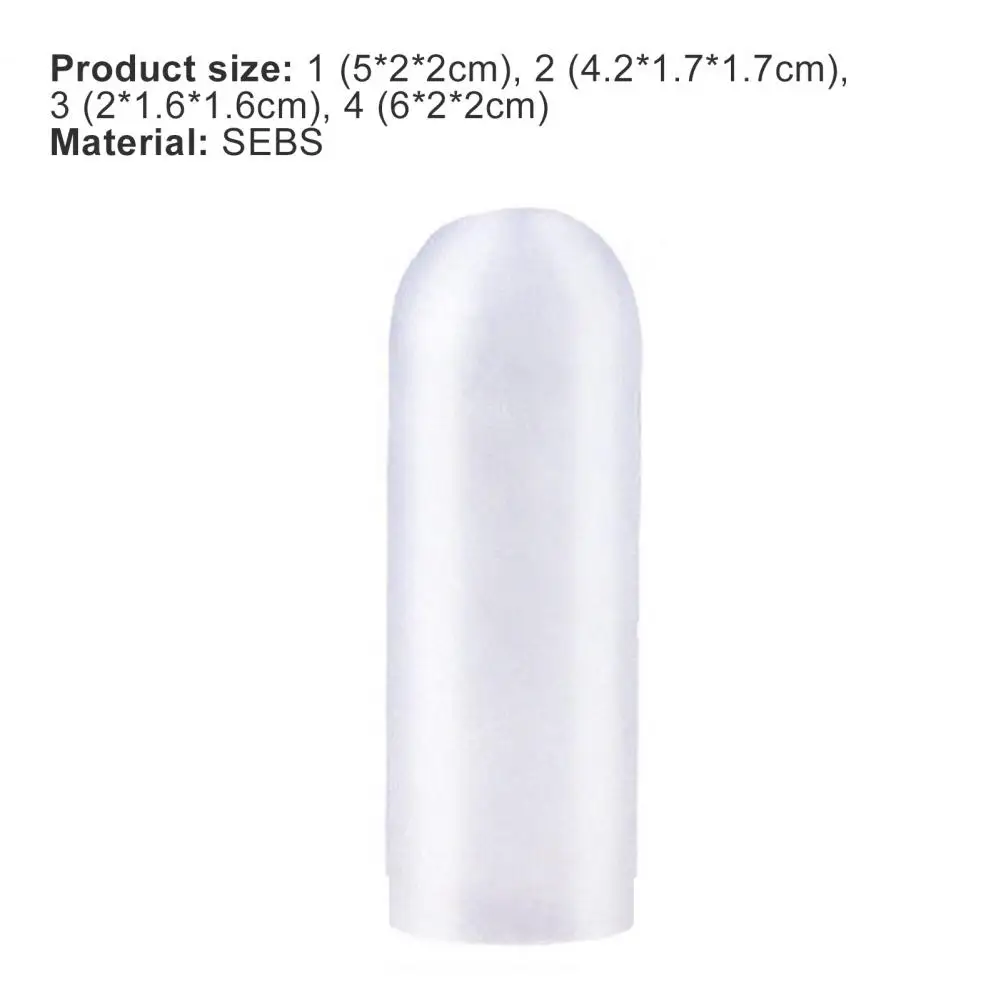 

Toe Protector Exquisite Transparent Elastic Toe Finger Guard for Student