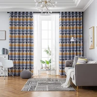 modern blackout curtains bohemian tri pattern for living room window bedroom shading ready made finished drapes blinds b 2jl482