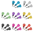 Винты с Болтовой гайкой из алюминиевого сплава для GoPro Hero 8 7 5 Black Max для DJI Osmo Action Sjcam CNC 1x длинный 2x короткий винт с накатанной головкой