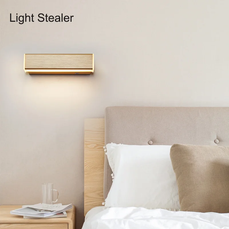 Современный светодиодный прикроватный Настенный Бра с переключателем