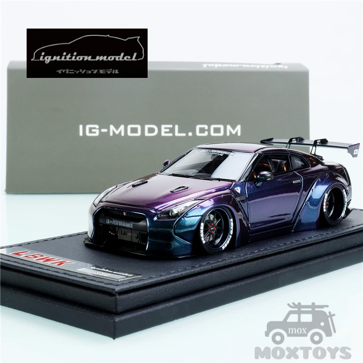 

IG 1:43 LBWK LB-WORKS Nissan GTR R35 Chameleon фиолетовый