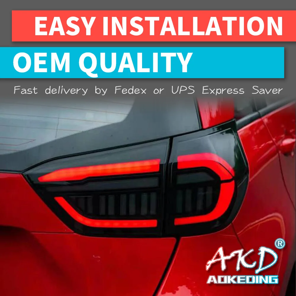 

Car Goods Tail Light For Honda FIT Jazz 2020 2011 GR9 Taillights Rear Lamp LED Signal Reversing Parking Lights
