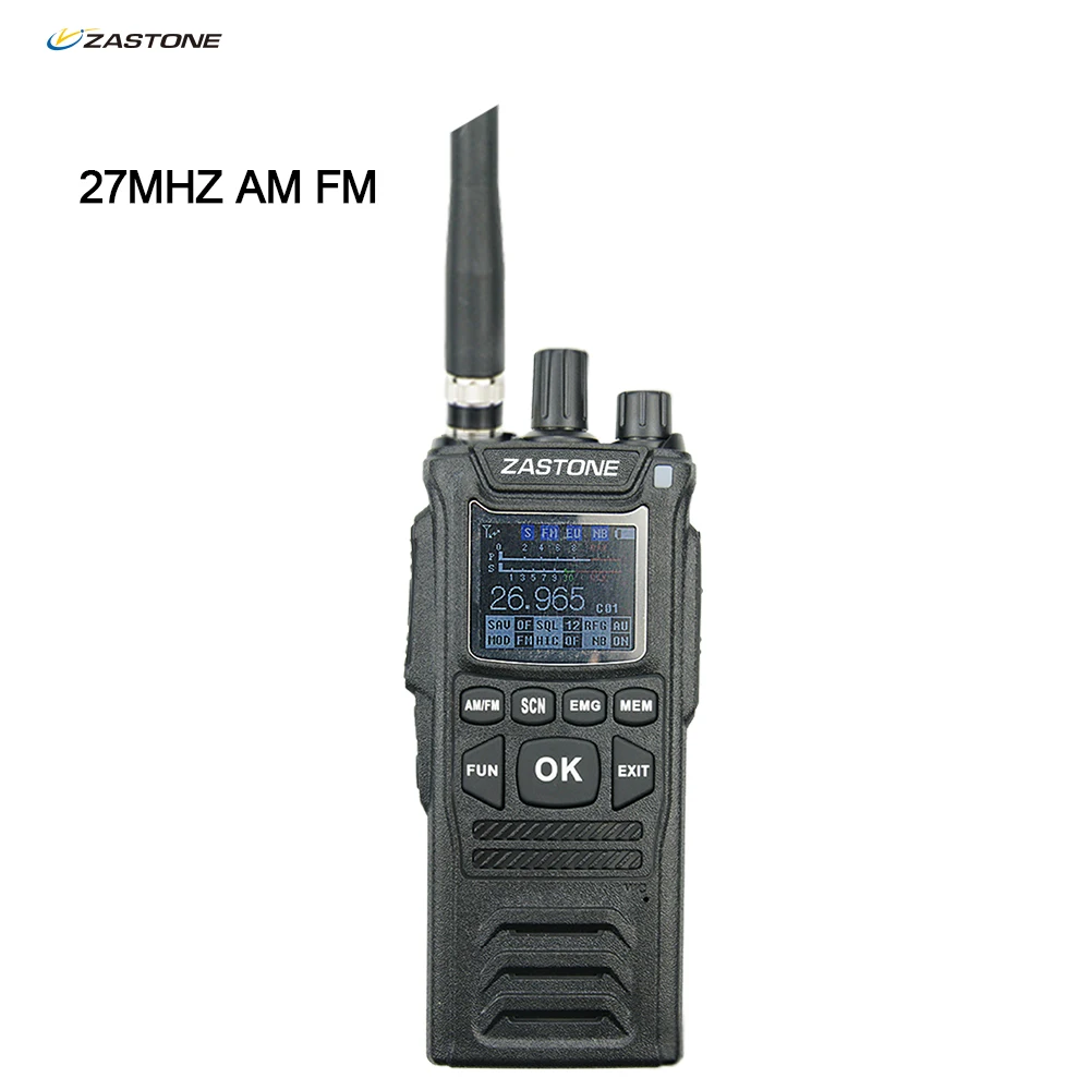 Zastone-walkie-talkie de mano CB-58, de 27MHz Radio HAM, 4W, 12V, todos los 240 canales CB, 26 a 27MHz, 4000hAm-0