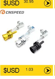 CNSPEED Универсальный электронный турбо предохранительный клапан автомобиля поддельные дампа клапан аналоговый звук BOV YC100387