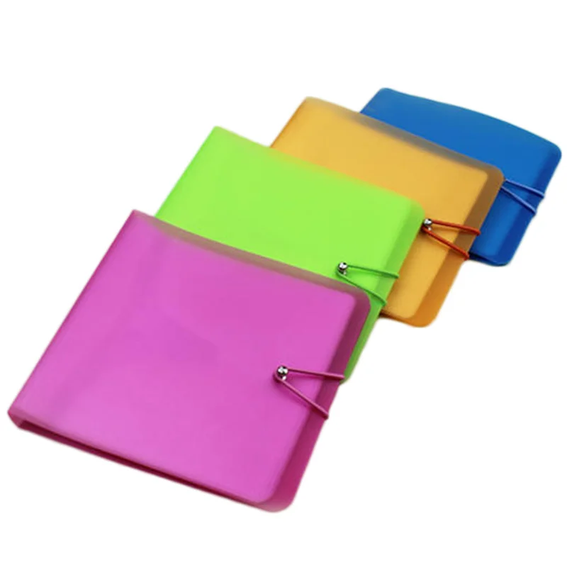 12 шт. чехол держатель для компакт дисков цветная брошюра музыка фильм пластик