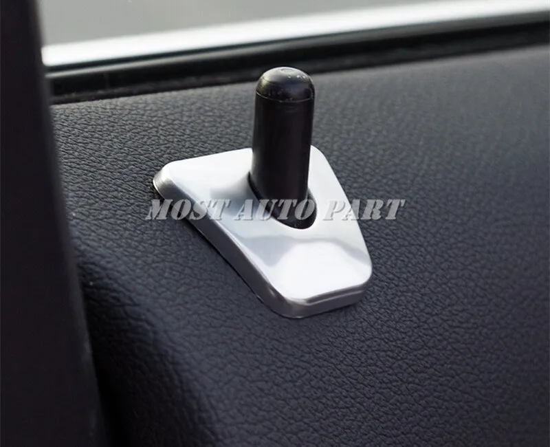 Внутренний Автомобильный Дверной замок контактная крышка отделка 4 шт. для BMW 5
