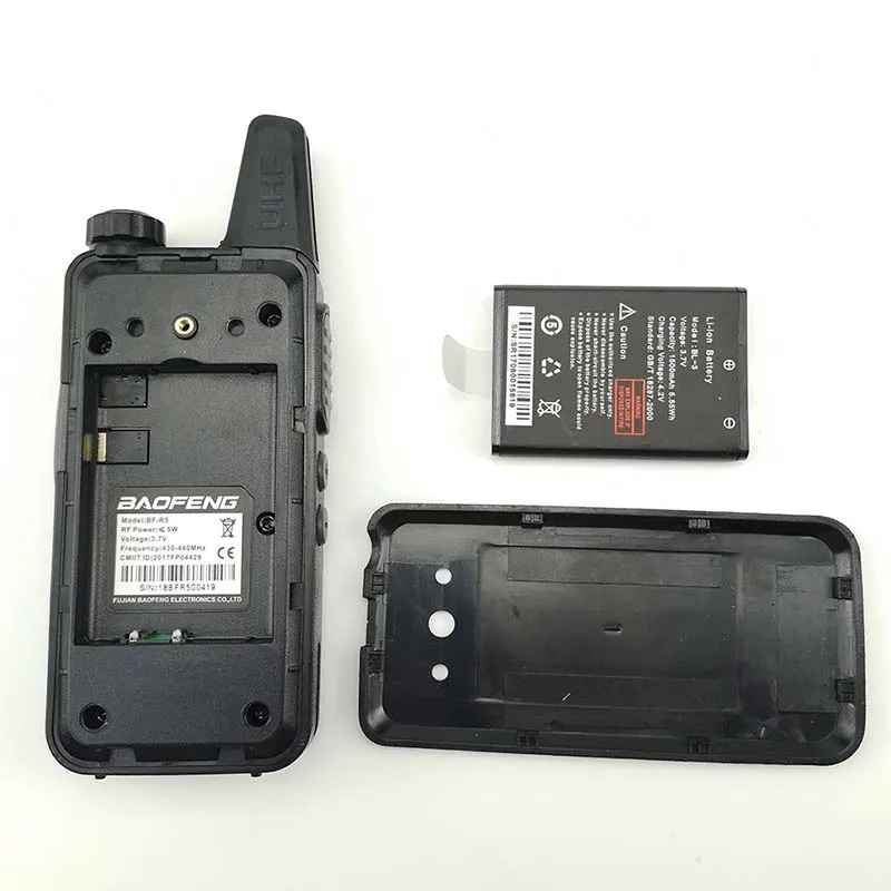 Новинка Baofeng BF R5 мини дети иди и болтай Walkie Talkie “иди 2 Вт радиочастотный трансивер