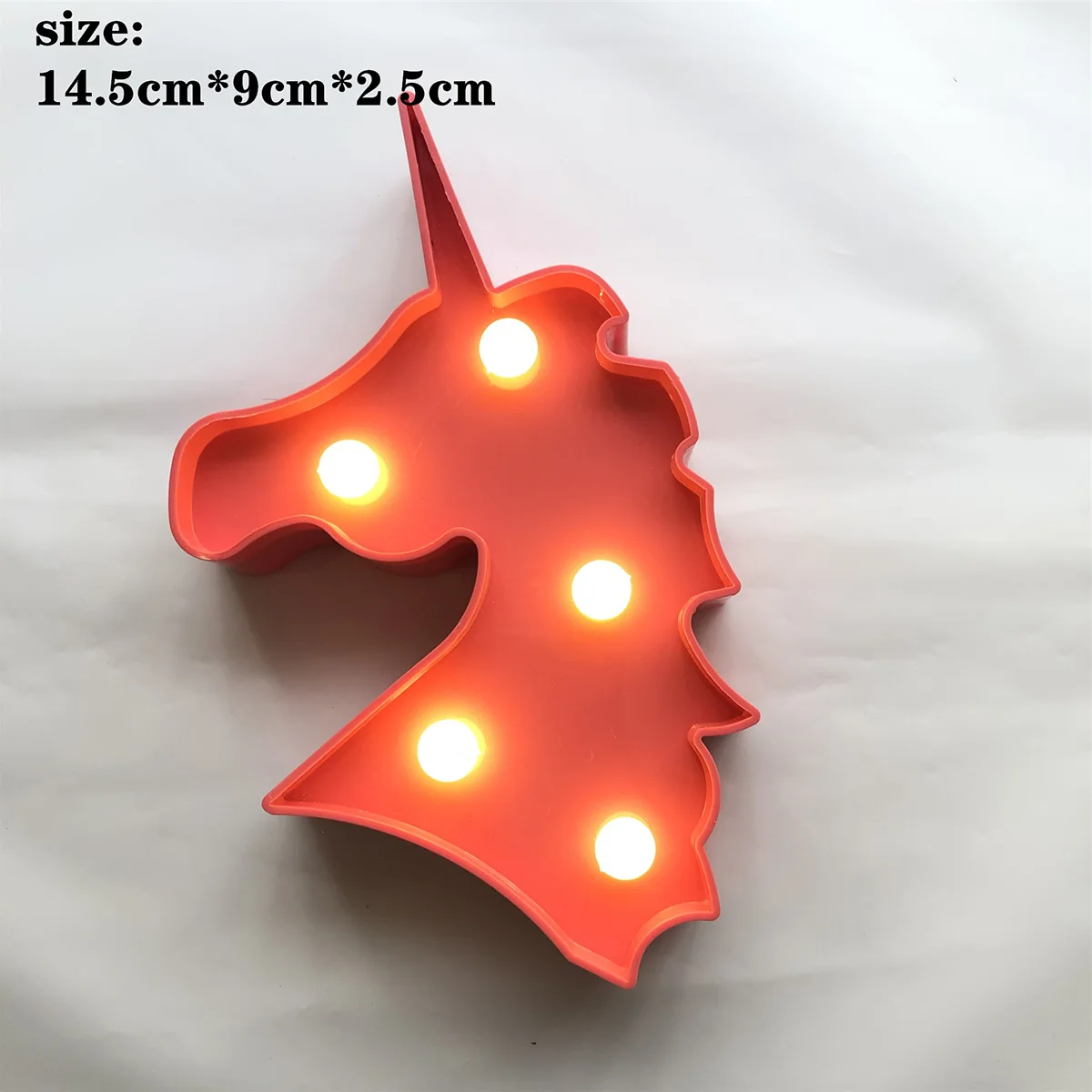 red unicorn head YAYU мультфильм настольная лампа 3D Корона/единорог голова/Кактус/единорог/Моделирование Ночной светильник светодиодный настольная лампа украшение дома офисные подарки - Испускаемый цвет: red unicorn head