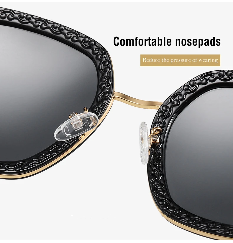 

2021 New Polarized Sunglasses Fashion Ladies Large Frame Sunglasses Outdoor Casual Sunglasses Wholesale