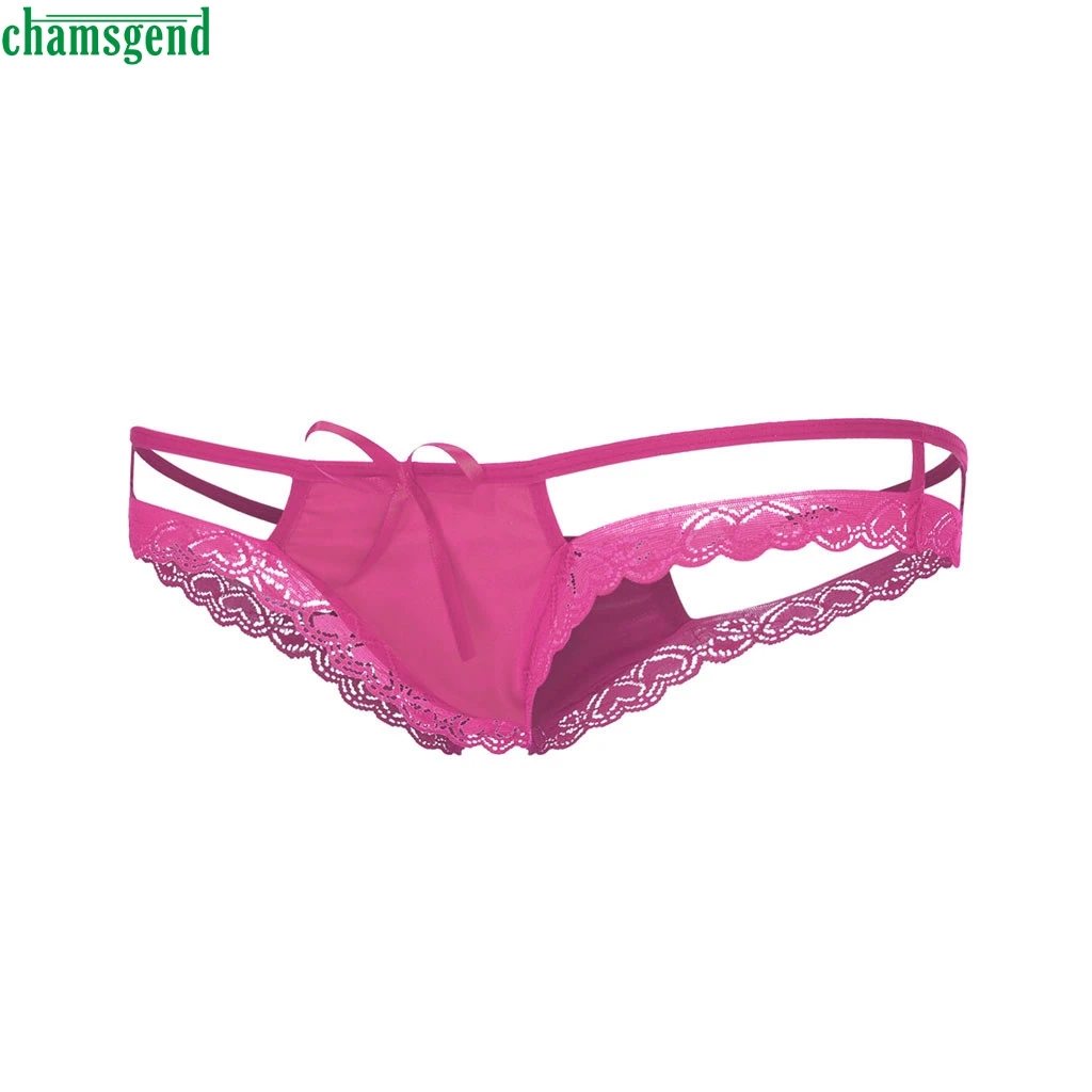 Женские трусики стринги Chamsgend дышащие с вырезом и светильник пижама
