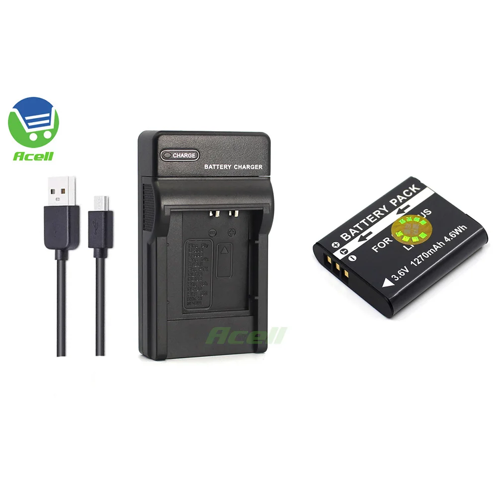 DB-110 аккумулятор + двойное зарядное устройство с ЖК-дисплеем USB для цифровой