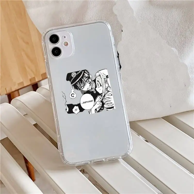

Jamular Toilet Bound Hanako Kun. Phone Case Transparent for iPhone 11 12 mini pro XS MAX 8 7 6 6S Plus X 5S SE 2020 XR