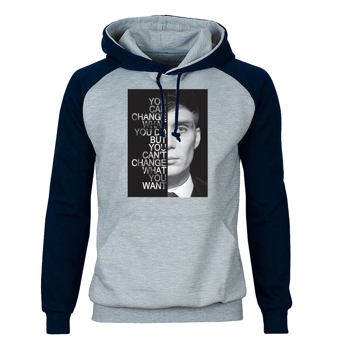 navy blue gray 6 Peaky Blinder Peaky blinds толстовки для мужчин ТВ шоу реглан толстовки с капюшоном Толстовка Зимняя Флисовая теплая толстовка уличная одежда - Цвет: navy blue gray 6