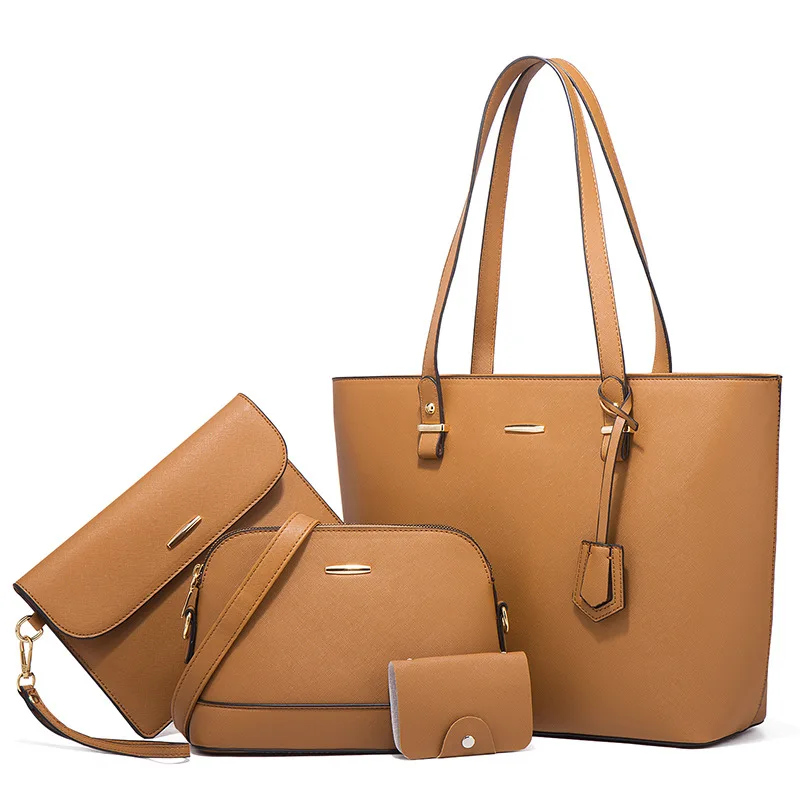 

Сумка на одно плечо контрастных цветов в стиле ретро, дизайнерская Новая вместительная модная женская сумка через плечо из четырех частей