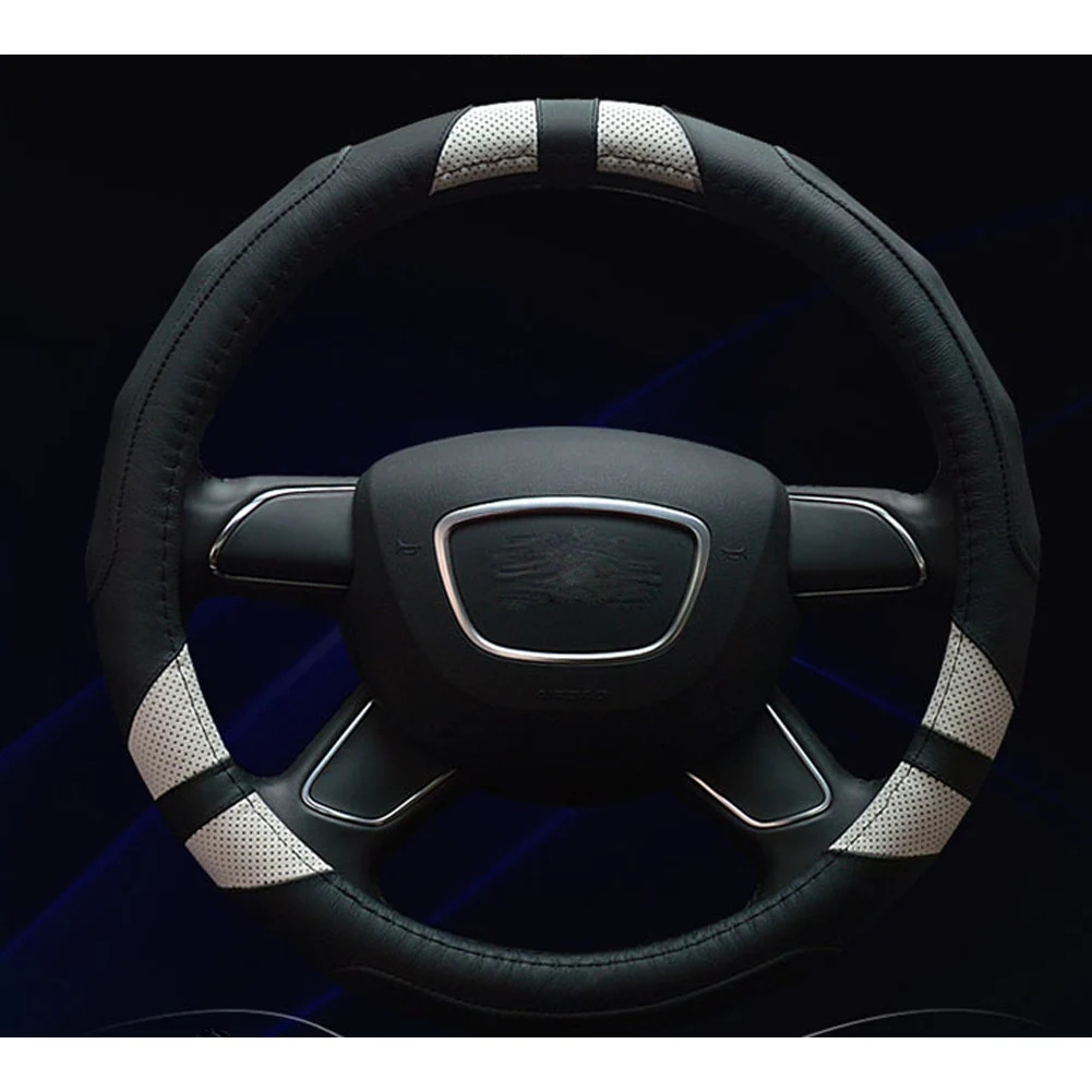 Универсальный 36 см внешний диаметр чехол рулевого колеса автомобиля для авто SUV