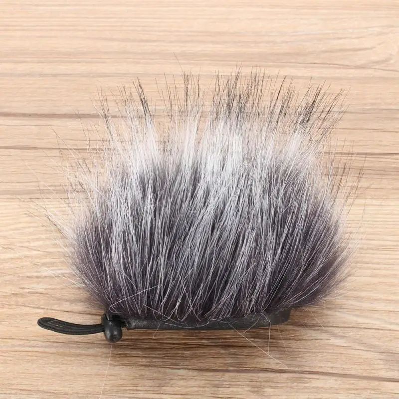 Профессиональный открытый микрофон Меховой чехол ветровое стекло лобовое муфта