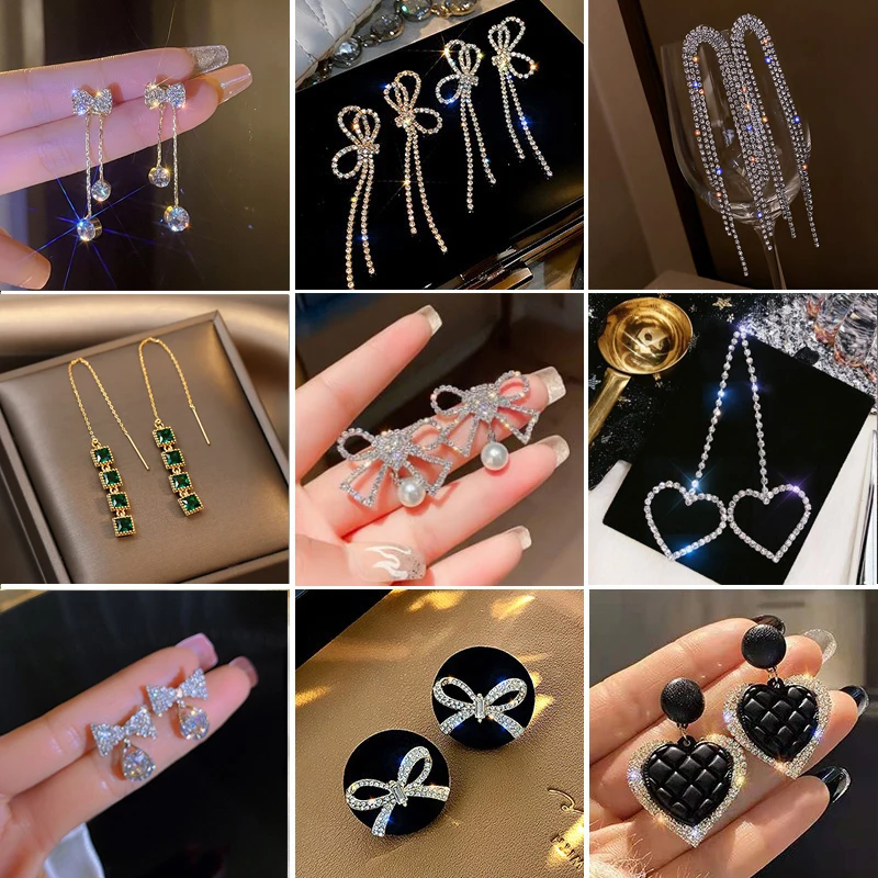 Свадебные серьги маленькие высококачественные украшения для создания атмосферы