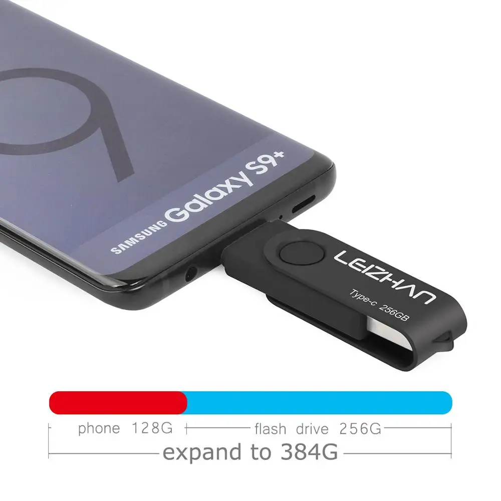 USB флеш накопитель LEIZHAN OTG 3 0 для Samsung S10 S9 S8 Google Pixel XL Huawei P30 P20 Type c|USB флэш-накопители| |