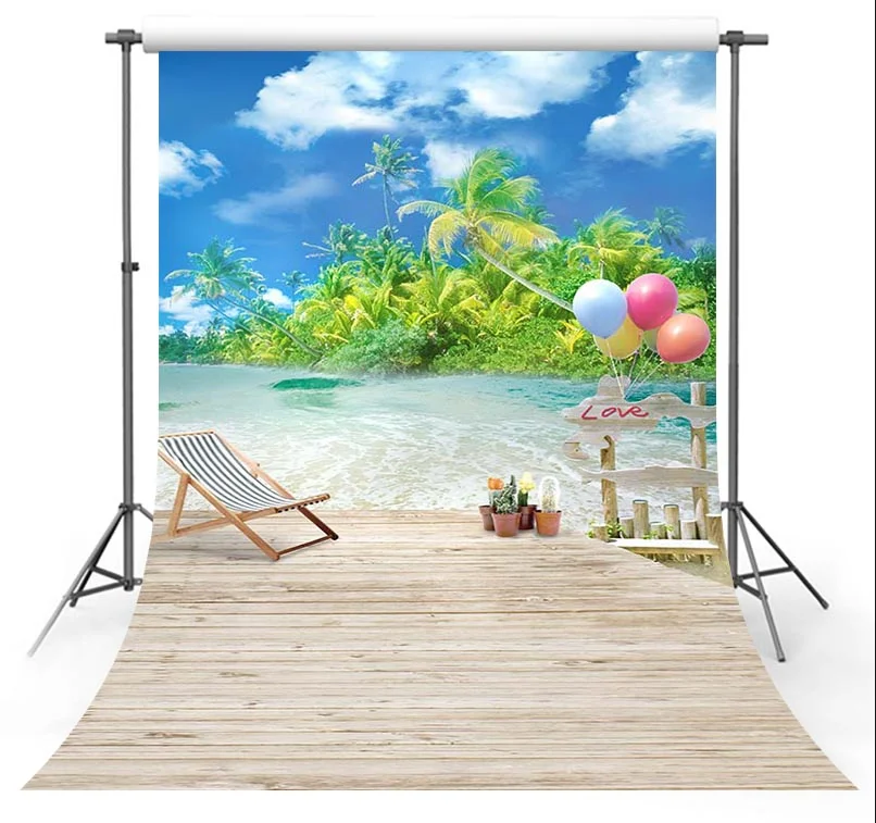 

Vinyl Photography Backdrops Blue Sky Beach Photo Backgrounds 5x7ft backdrops Child Photography studio fotografia Digital Printin