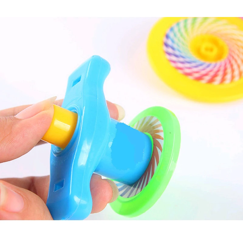 1 шт. разные цвета мини-небольшой Пластик Топ Для детей образования Игрушечные