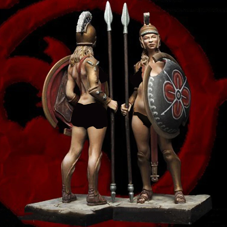 1/24 сборный Набор фигурок из смолы Warrior|Наборы для сборки моделей| |