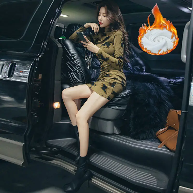 Женские платья для осени и зимы новые женские плиссированные платья|Женские