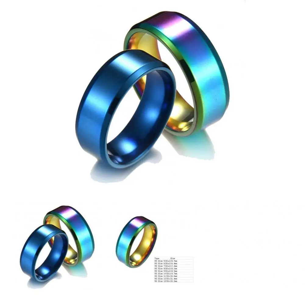 

Comfortable Knuckle Ring Durable 6 Colors Stainless Steel Ring Ring Ring 1 Pc