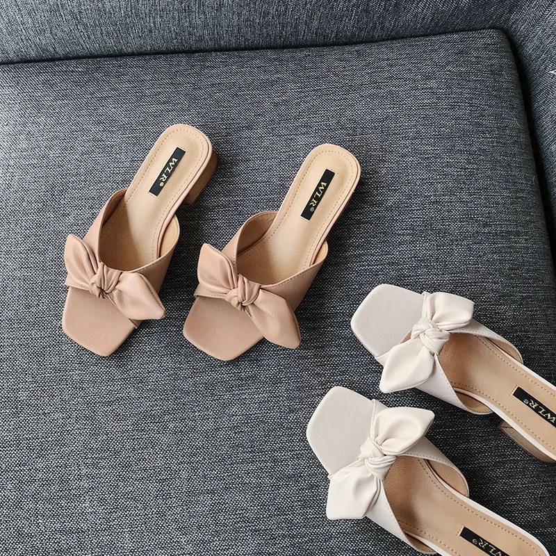 

Sandals and Slippers Women Summer Fashion New Bow Beach Slippers Women