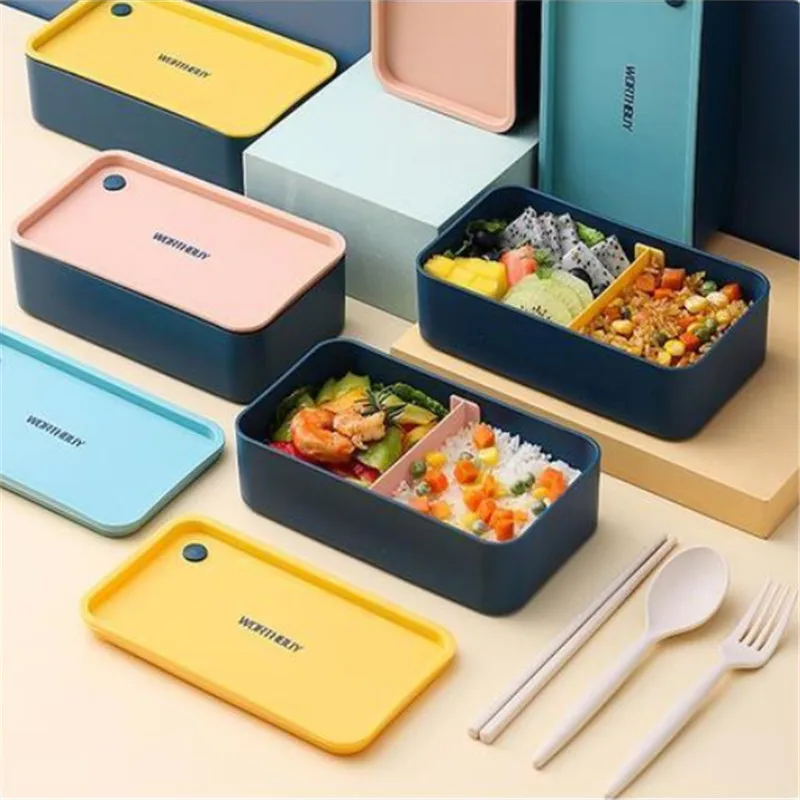 

Bento коробка, Ланч-бокс, пищевой контейнер, пластиковый контейнер для хранения, Ланч-бокс для детей, стандартная упаковка, Ланч-бокс, школьный ...