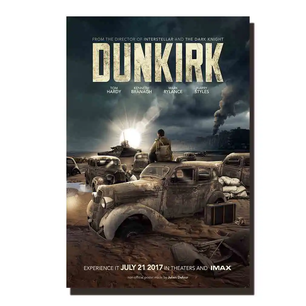 M855 dunkirk Шелковый плакат художественные картины украшение на заказ 24x36 дюймов 12x18