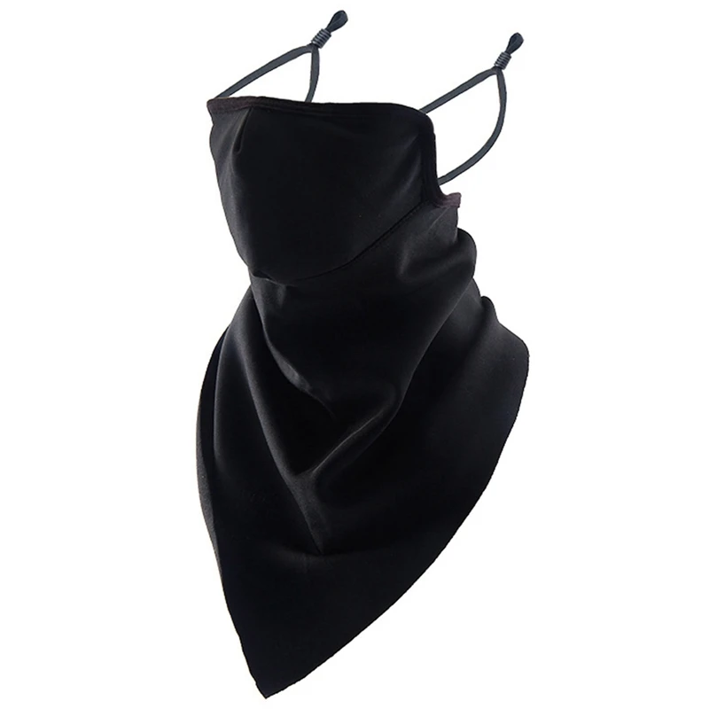 

Ear Hanging Elastic Bandana Windproof Neck Gaiter Half Face Mask Headband Balaclava Scarf Warm Winter Outdoor Breathable Bicycle