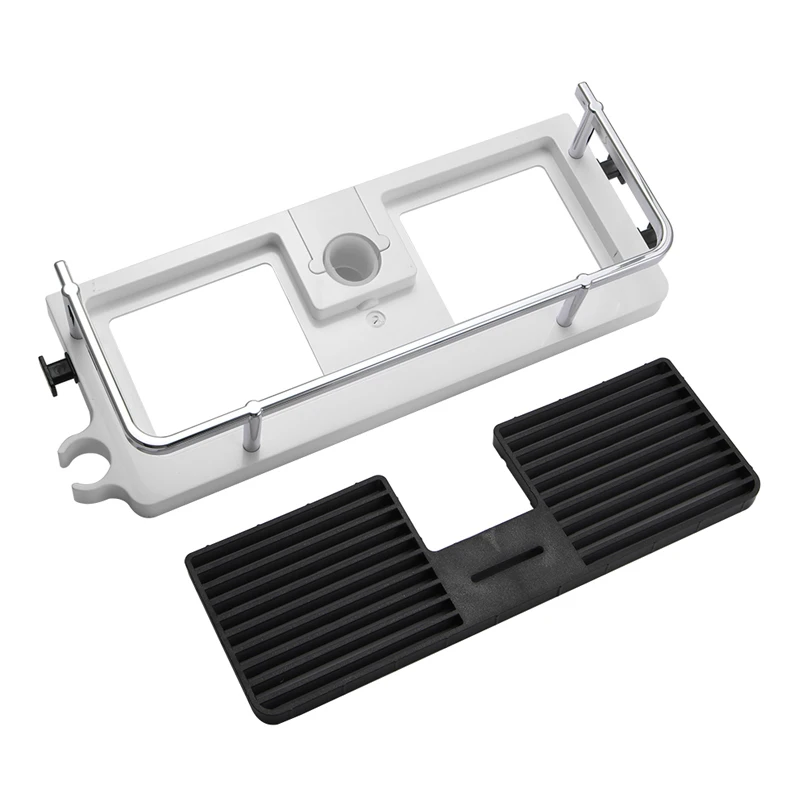 

Shower Storage Rack Organizer Bathroom Pole Shelves Holder Shampoo Tray Single Tier No Drilling Lifting Rod Shower Head Holder