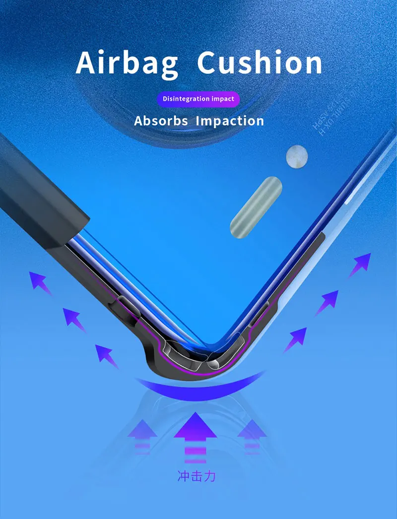 Ультратонкий Роскошный прозрачный силиконовый чехол для huawei mate 20 30 P30 Por X