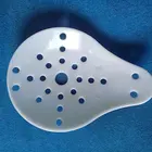 Маска для глаз медицинская прозрачная пластиковая с белыми отверстиями, 1 шт.