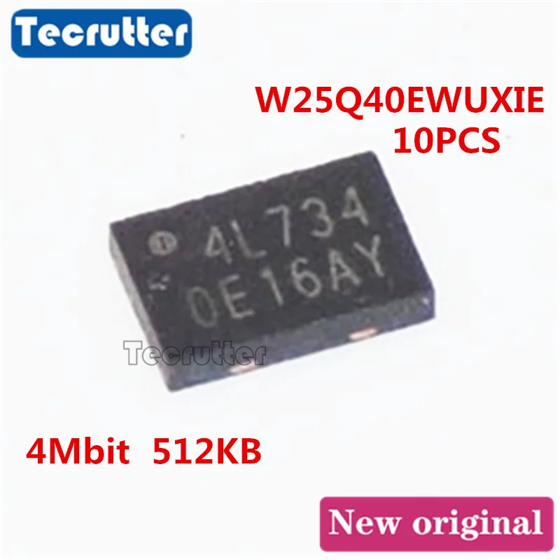 10 шт. W25Q40EWUXIE 25Q40 USON8 2X3 4 Мбит 512KB 1 8 V|Запасные части| |