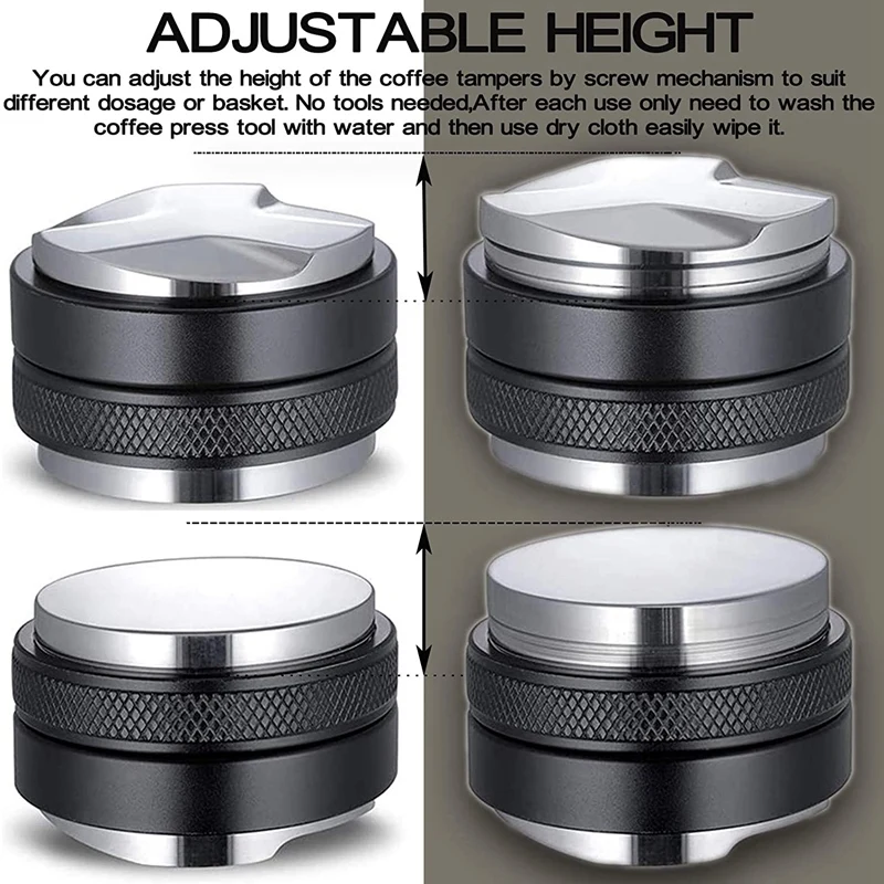 

54mm Coffee Bottomless Portafilter and 53mm Coffee Distributor and Tamper for Breville 8 Series Other Espresso Machine