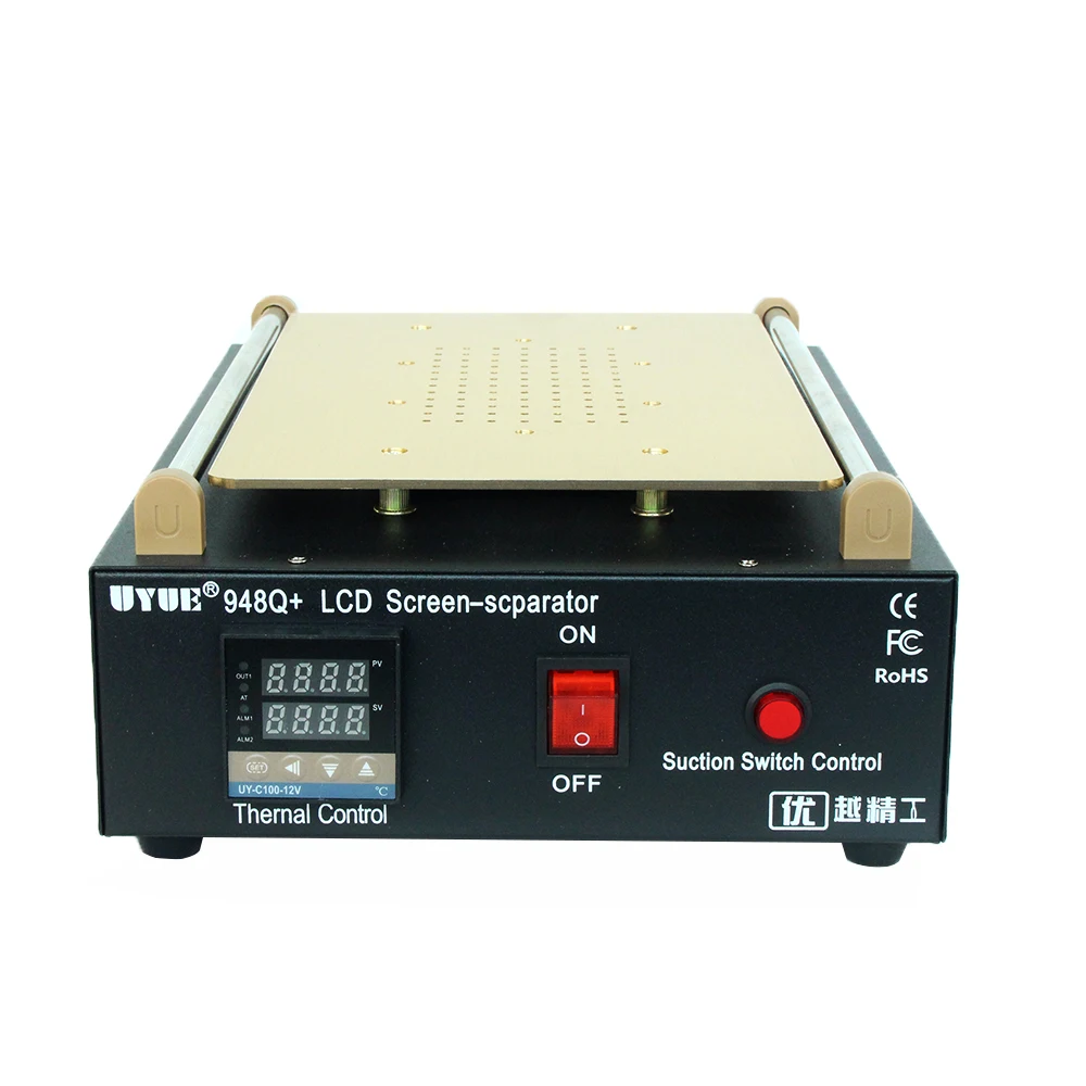 UYUE 948Q + Max 11 дюймов Встроенный вакуумный насос мобильный телефон стеклянная
