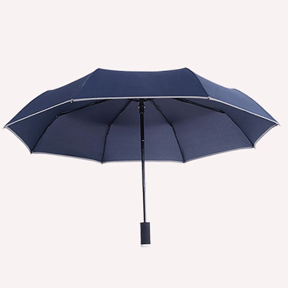 Автоматический складной зонт с 8 ребрами для ночного освещения|Зонтики| |