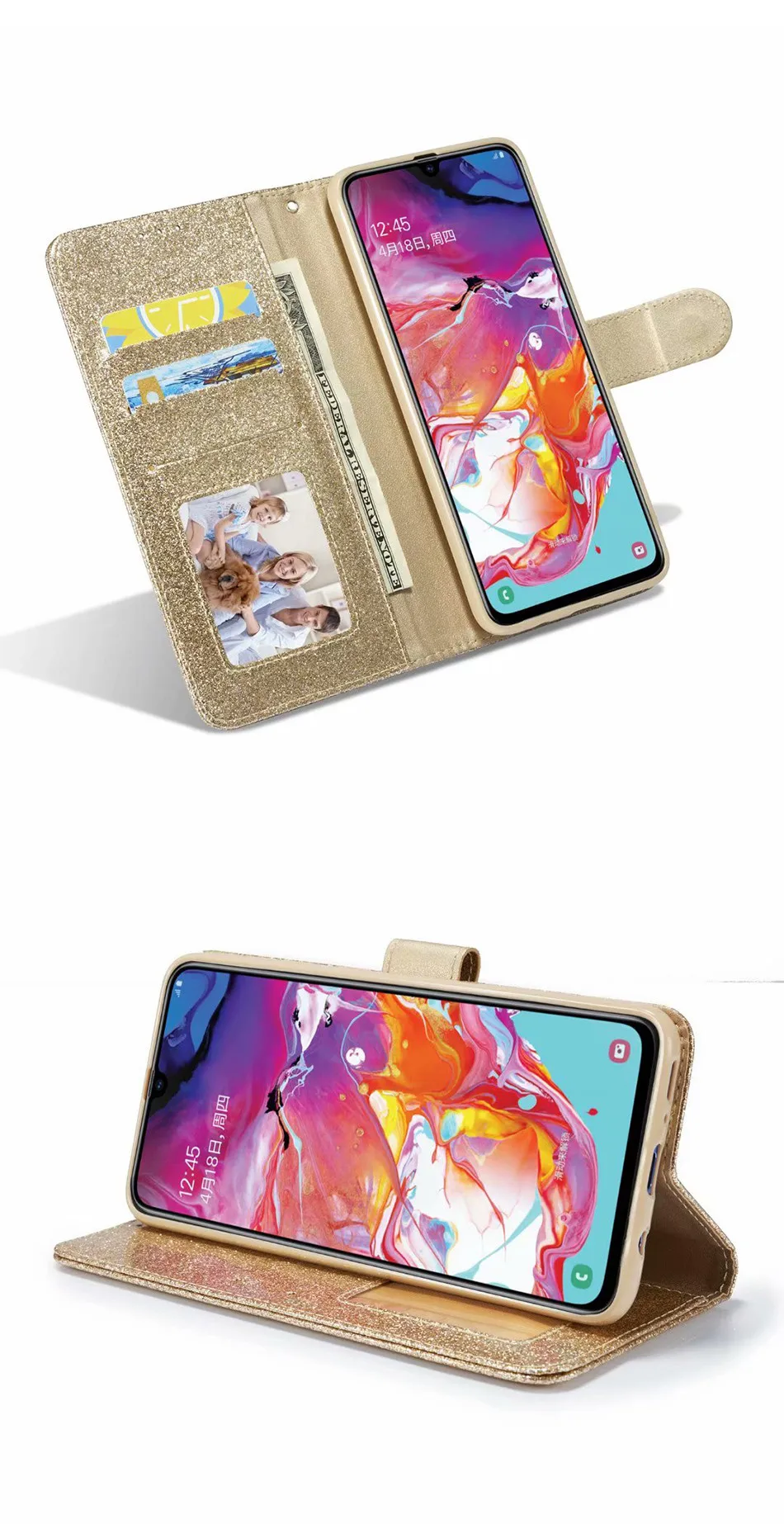 Для Hoesje samsung A50 чехол Роскошный кожаный чехол для телефона на samsung Galaxy A40 A70 Чехол-книжка на магните чехол-кошелек A50 A40 A70 чехол
