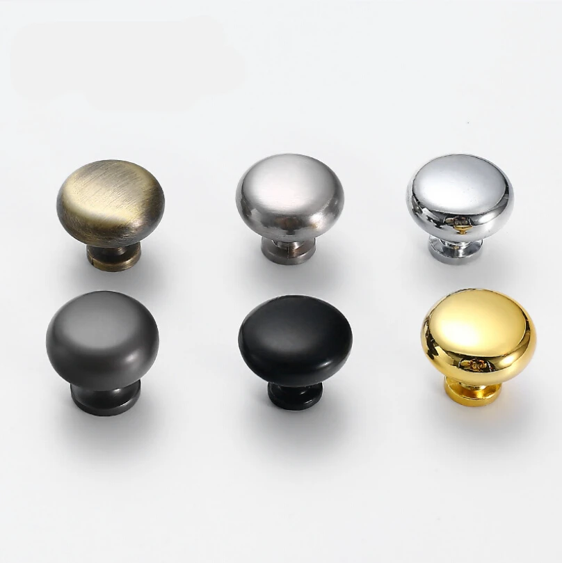 Ручки для выдвижных ящиков черные круглые мебельные ручки кухонной мебели