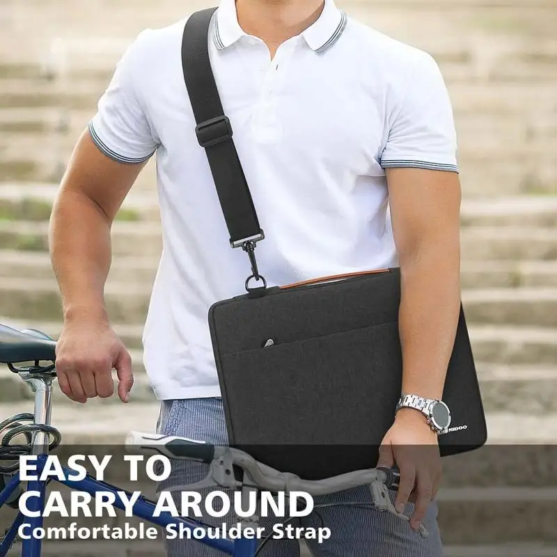 nidoo handbag laptop bag 11 6 13 14 15 6 inch for xiaomi macbook air pro 13 sleeve case cover computer notebook briefcase free global shipping
