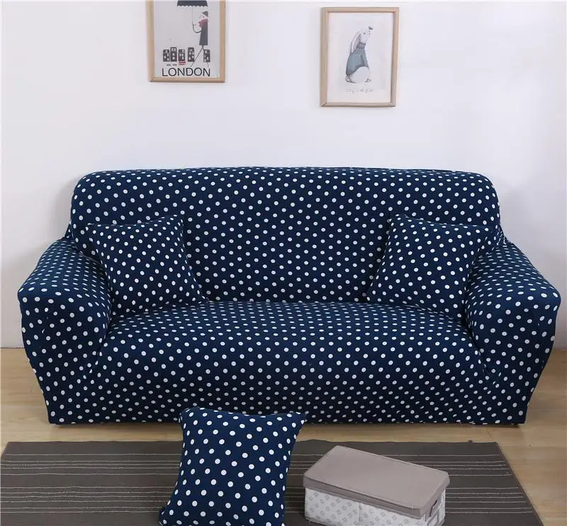 

42 Stripe Geometic Printing Spandex Stretch Slipcovers Sofa Cover Elastic All-inclusive Sectional Couch Case Cover