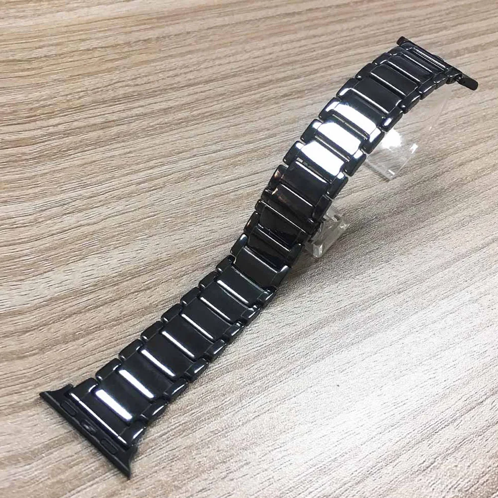 Керамический ремешок для Apple Watch 8 Band Ultra 49 мм 41 45 40 44 42 сменный Браслет серии 7 6 SE 5 4 3
