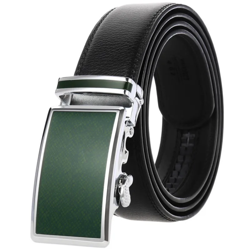 New Hot Selling Men Belt Fashion Alloy Automatic Buckle Belt Business Affairs Casual Decoration Belt Men's Belts Luxury Brand G1