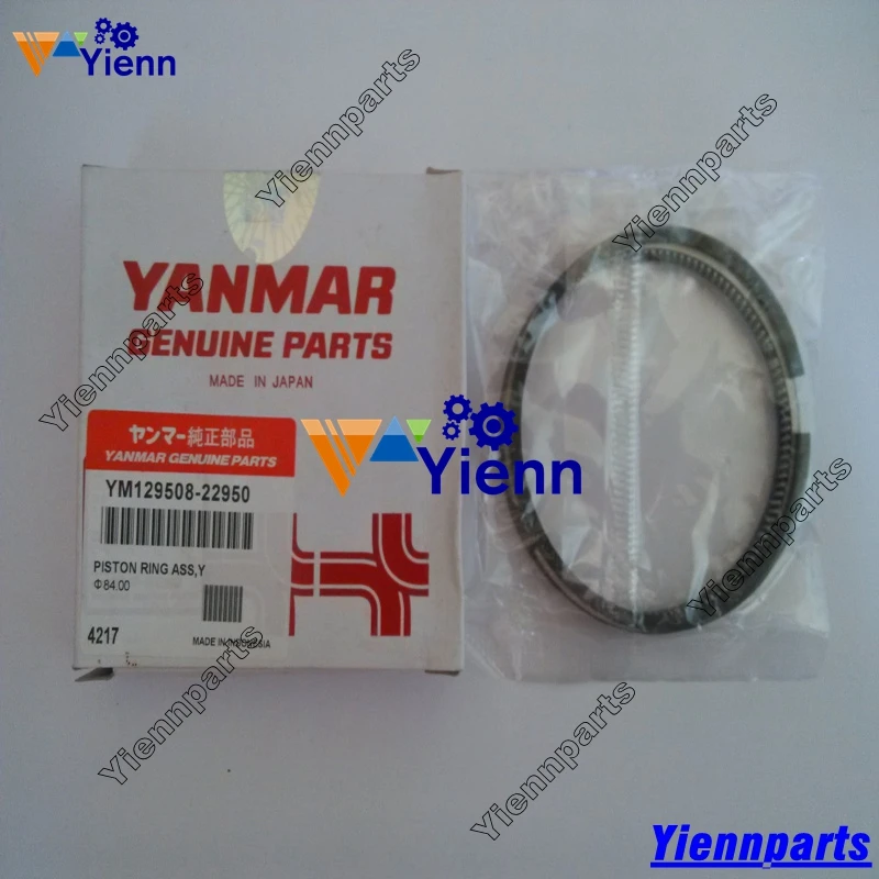 4TN84 комплект поршней 129105 22080 с комплектом поршневых колец для Yanmar трактора