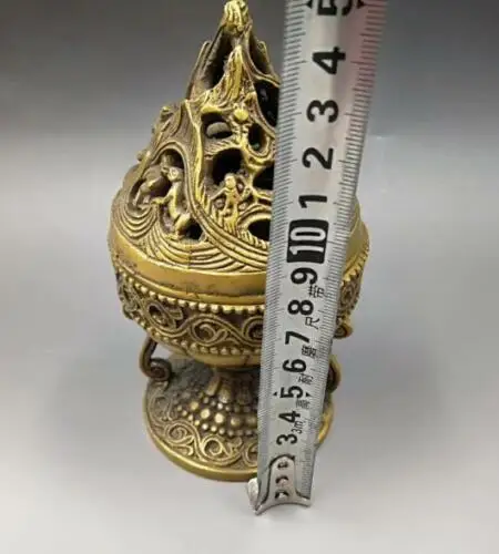 

Chinese Collection Pure Copper Incense Furnaces For Household Decoration Censer