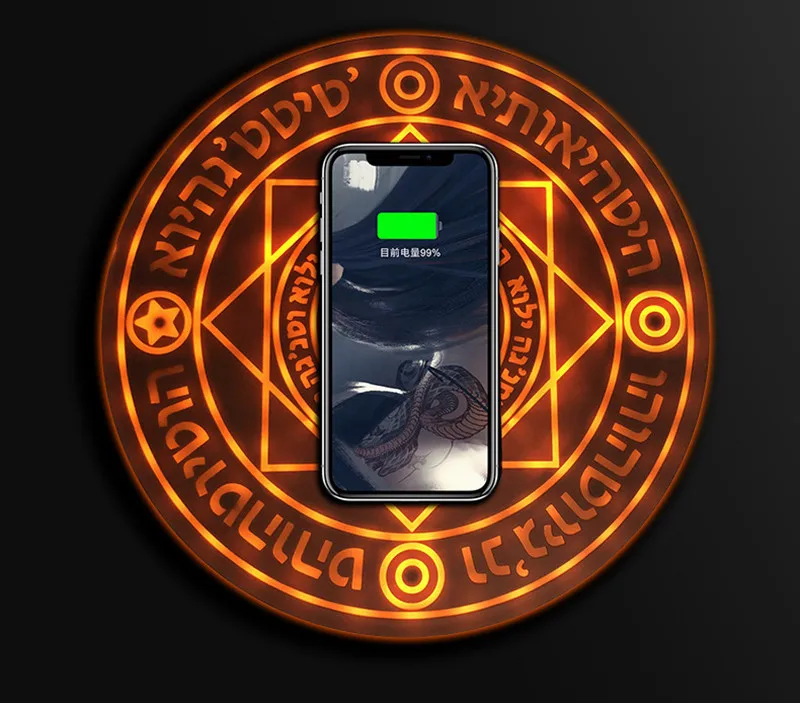 Mindzo Magic массив Беспроводное зарядное устройство универсальное Qi Беспроводное быстрое зарядное устройство для iPhone X 8 samsung Note Xiaomi huawei