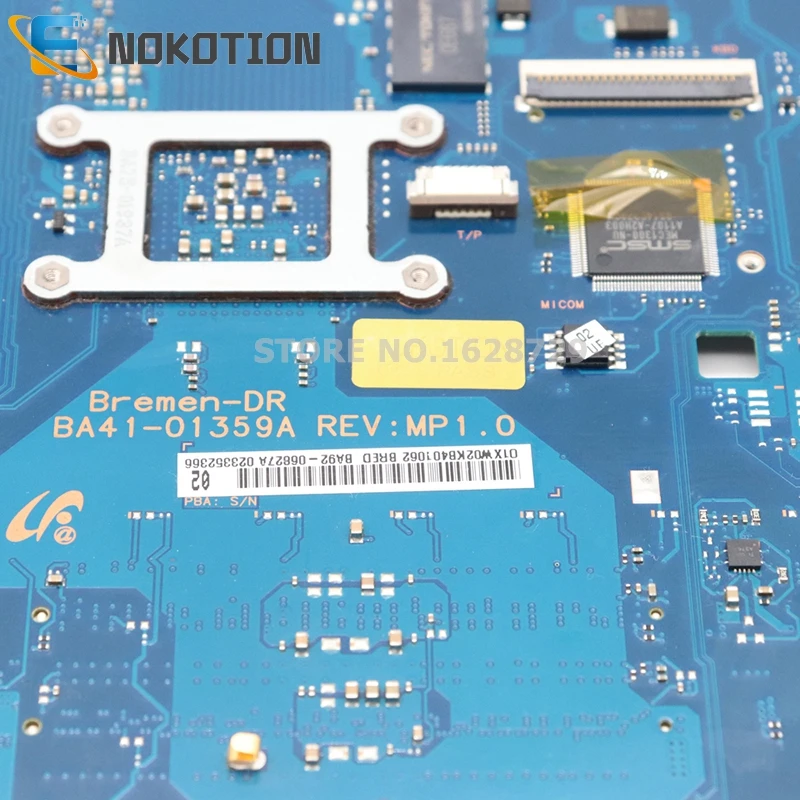 NOKOTION BA92-06827A BA92-06827B BA41-01360A для samsung NP-R525 R525 Материнская плата ноутбука DDR3 ATI GPU Процессор