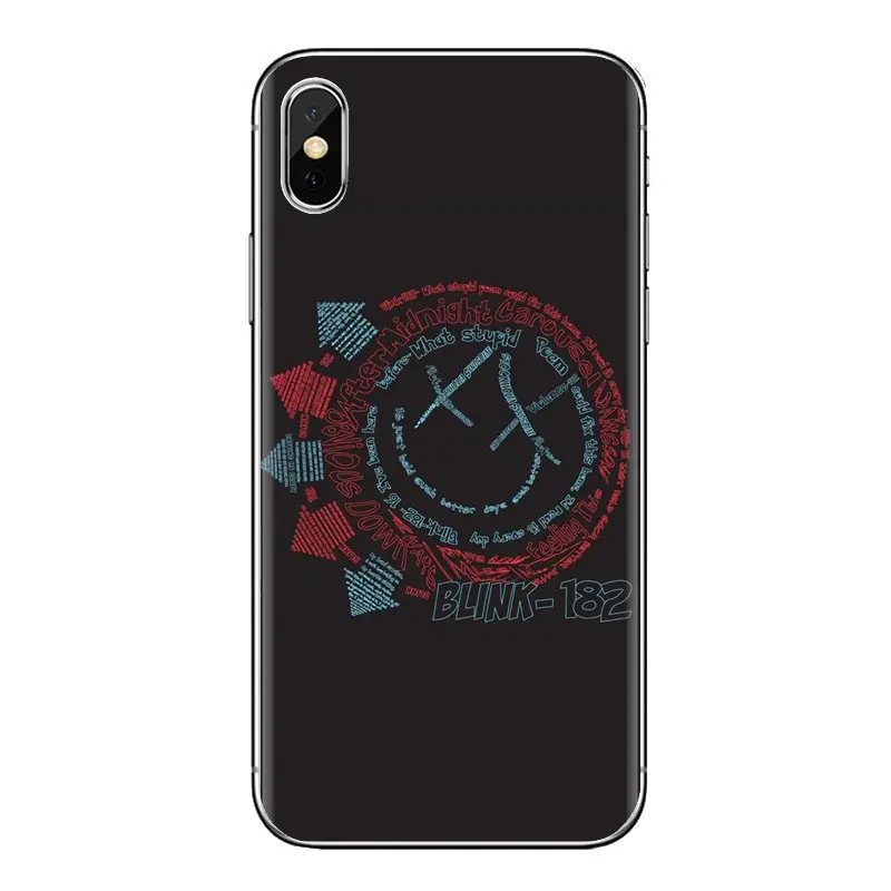 Чехлы для iPhone XS Max XR X 4 4S 5 5S 5C SE 6 6S 7 8 Plus и Samsung Galaxy J1 J3 J5 J7 A3 A5 с логотипом группы Blink 182 и изображением барабанщика Трэвиса Баркера.